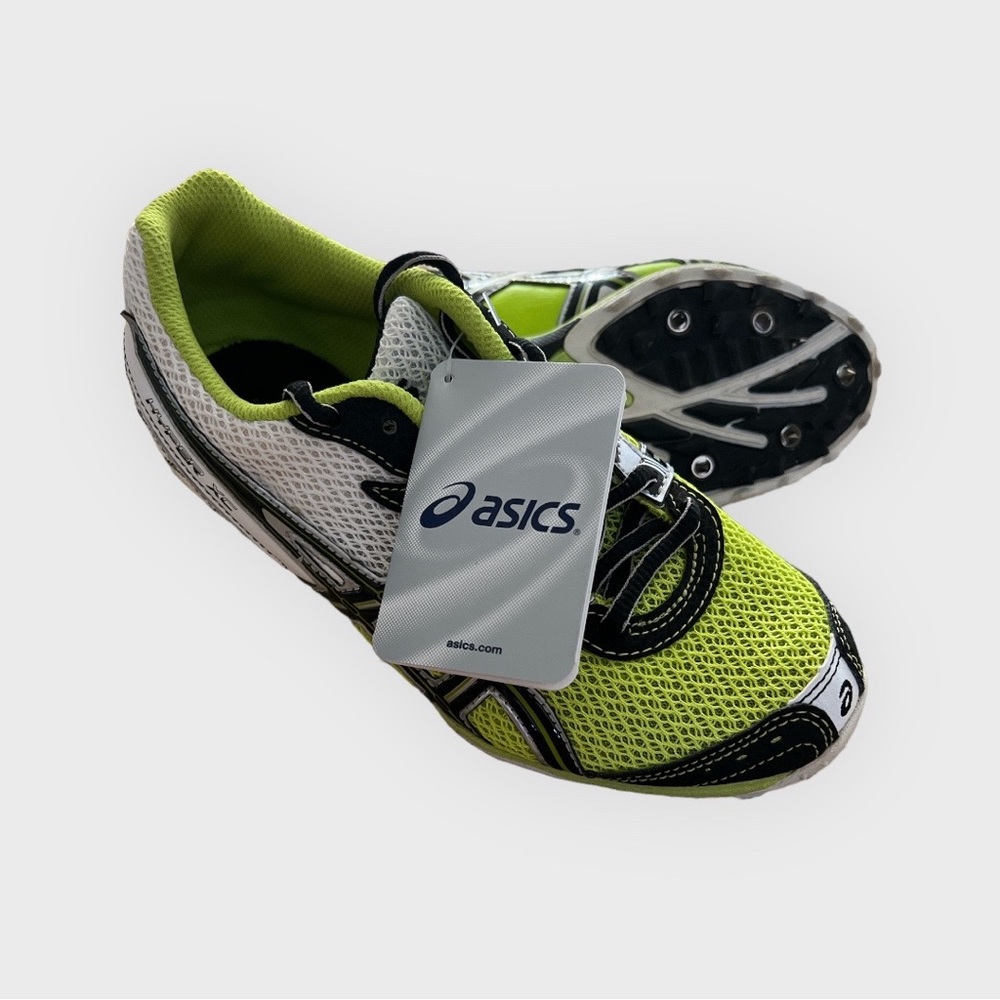 Asics | Spike Running Shoes | Men’s Size 4 | Hyper XC | White/Onyx/Lime | $20.00